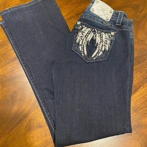 Miss Me Mid-rise Easy Boot Cut Size 26